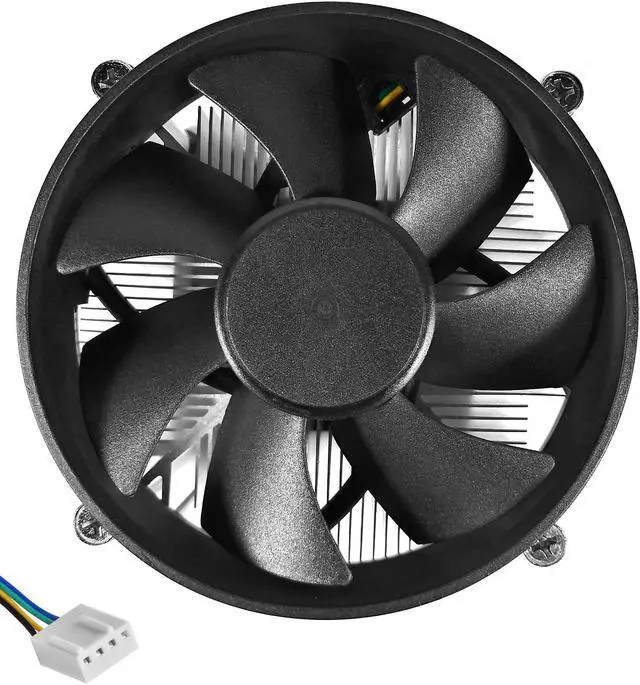 Alt view image 2 of 5 - TRONWIRE TW-24 CPU Cooler With Aluminum Heatsink & 4-Pin PWM 92mm 2500 RPM Fan With Pre-Applied Thermal Paste For Intel Core i3 i5 i7 i9 Socket 1200 1151 1150 1155 1156 Desktop PC Computer
