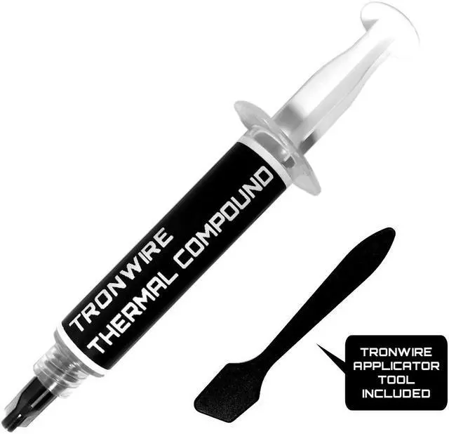 Main image of TRONWIRE TX-1 Premium Performance Heatsink Thermal Paste Grease Compound For All CPU Processors With Easy To Apply Syringe & Applicator Tool - 7 Gram
