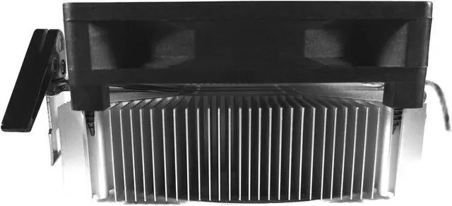 Alt view image 2 of 3 - CPU Cooler Aluminum Heatsink 4-Pin PWM 70mm 3600 RPM Fan Pre-Applied Thermal Paste For AMD Socket FM2 FM1 AM3 AM2 1207 940 939 754 Desktop PC Computer