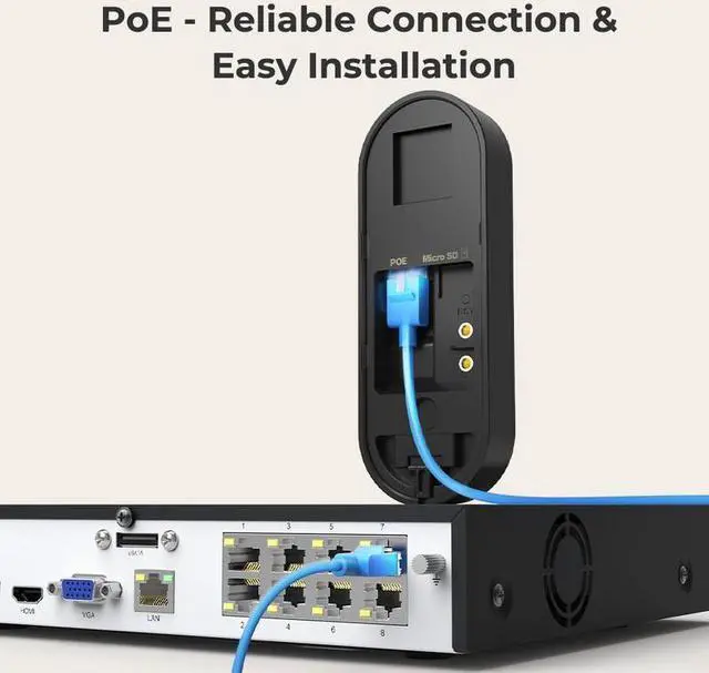 Alt view image 5 of 7 - Reolink 3Pcs Videl Doorbell PoE 5MP Wired PoE Video Doorbell with Chime, Person Detection, Works with Reolink NVRs