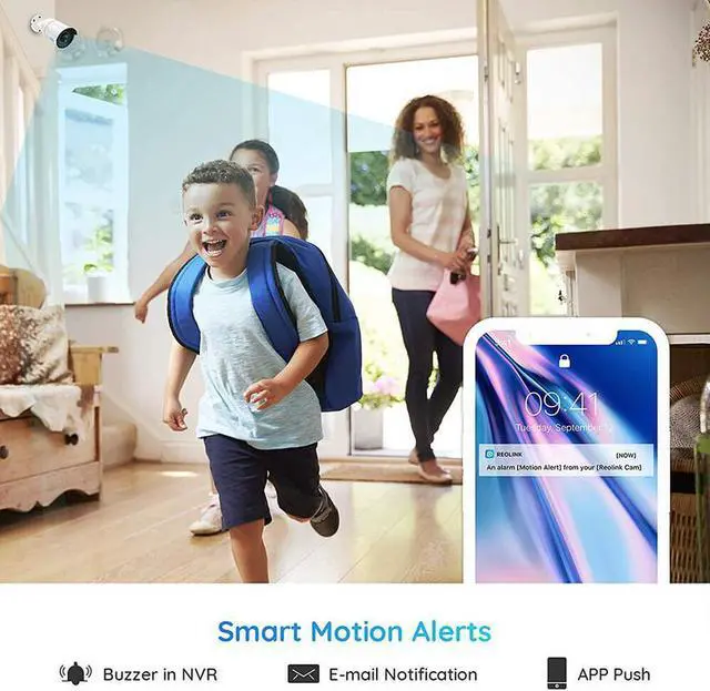 Alt view image 7 of 7 - Reolink 16CH NVR 4TB HDD Built-in, Support up to 12MP, 16-Channel PoE NVR for 24/7 Continuous Recording