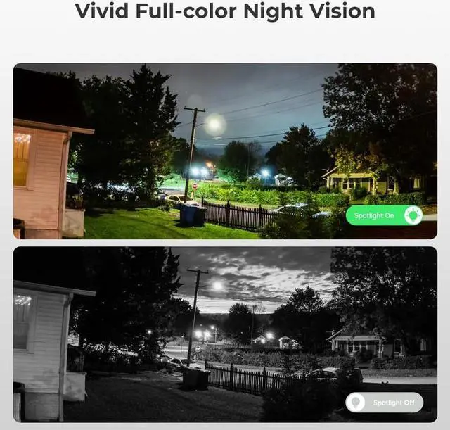 Alt view image 5 of 7 - Reolink D83L 4K Dome Security IP Camera with Color Night Vision, 3X Optical Zoom, Two-Way Audio, Person/Vehicle Detection