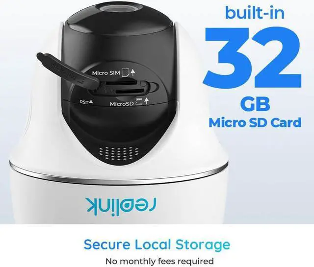 Alt view image 7 of 7 - Reolink Go Series P41 4MP Wireless 4G PT Camera, with Smart Detection, Night Vision, Battery/Solar-Powered, Two-Way Audio