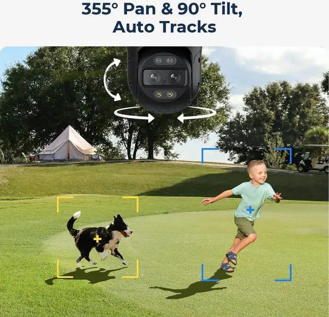 Alt view image 4 of 7 - Reolink Trackmix Series 4K 8MP Dual-Lens PTZ Camera with Motion Tracking, Wide-Angle & Telephoto Lenses
