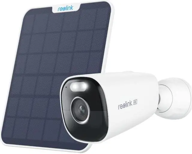 Main image of Reolink Argus Eco Ultra with 6W Solar Panel 2 Smart 4K Standalone Battery Camera with 5/2.4GHz WiFi, Color Night Vision