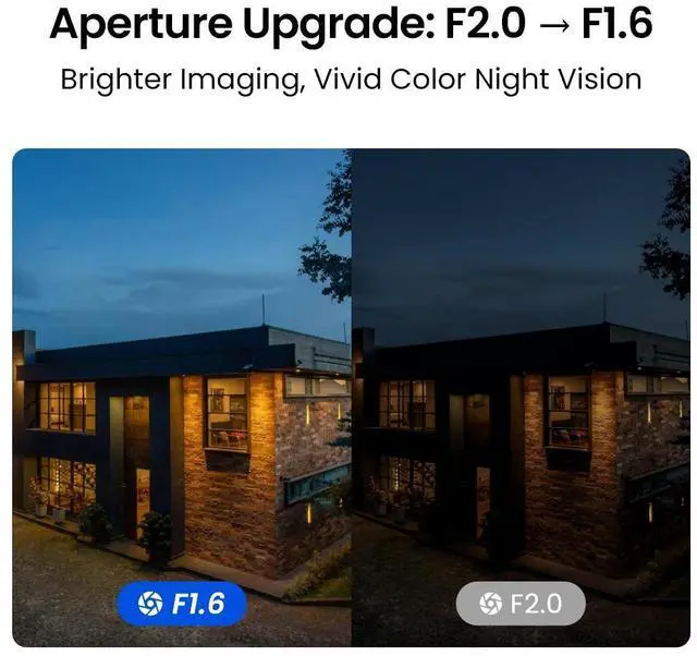 Alt view image 4 of 7 - Reolink Lumus Pro - Compact 4K Wi-Fi 6 Camera with Spotlight Night Vision and Person/Vehicle/Animal Detection, F1.6 Super Aperture