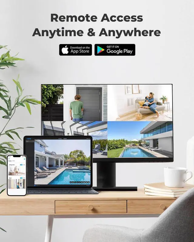 Alt view image 4 of 7 - Reolink RLC-510A - 5MP PoE Security Camera, Outdoor/Indoor, 100ft Night Vision, Human/Vehicle Detection, IP66 Weatherproof, 24/7 Recording, 2K+ HD Video, Free Reolink App