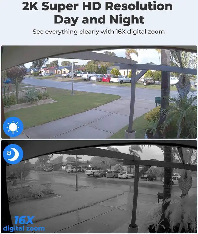 Alt view image 5 of 7 - REOLINK 4G Solar Powered Pan &Tilt Security Camera System Wireless Outdoor, 2K HD Night Vision 2-Way Talk Smart PIR Detection No WiFi Needed, Reolink Go PT Plus + White Solar Panel - US Version