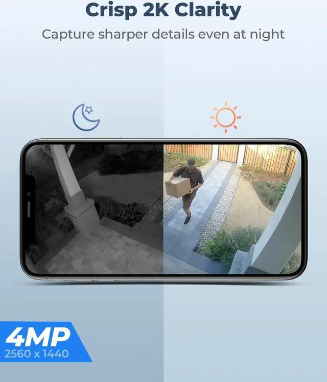 Alt view image 3 of 7 - Reolink Argus PT, 2.4/5 GHz Wi-Fi Pan Tilt Solar Battery Camera Outdoor Wireless for Home Security, 2K Night Vision with PIR Motion Sensor, 2-Way Audio, Support Alexa/Google Assistant/Local SD