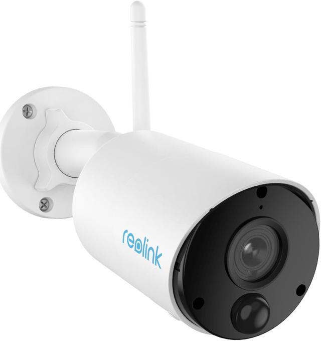 Reolink Wireless Security Camera Outdoor 1080P HD, Rechargeable  Battery-Powered, 2.4GHz WiFi, Night Vision, 2-Way Talk, Works with Alexa,  Local SD Storage - Argus Eco 
