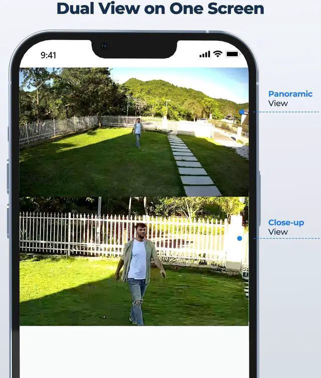 Alt view image 6 of 7 - Reolink 4K PTZ Security Camera System, Home IP PoE 360 Camera with Dual-Lens, Auto 6X Hybrid Zoomed Tracking, 355° Pan & 90° Tilt, Outdoor Surveillance, 2022 New Released, AI Detection, Trackmix PoE
