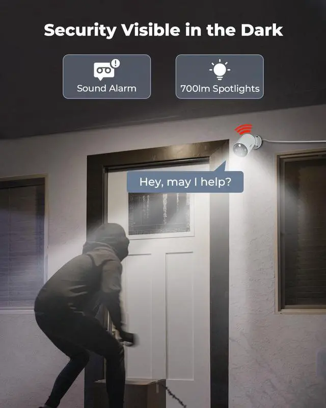 Alt view image 3 of 7 - Reolink RLC-1212A-2Pack 12MP Ultra HD PoE Outdoor Security Camera, Color Night Vision, Human/Vehicle Detection, Two Way Talk, Timelapse, Work with Smart Home Support Micro SD Card(Max.256G)/NVR/FTP
