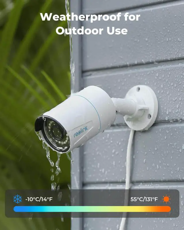 Alt view image 5 of 7 - REOLINK 4pcs RLC-510A, 5MP Security IP PoE Camera, Surveillance Outdoor/Indoor, Human/Vehicle Detect, 100Ft IR Night Vision, Work with Smart Home&Reolink NVRs, Up to 256GB Micro SD Card