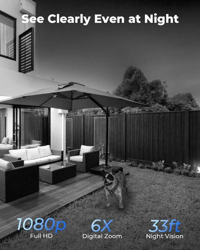 Alt view image 3 of 7 - Reolink Bundle Eco Black with Black Solar Panel, Security Camera Solar Battery Powered Outdoor