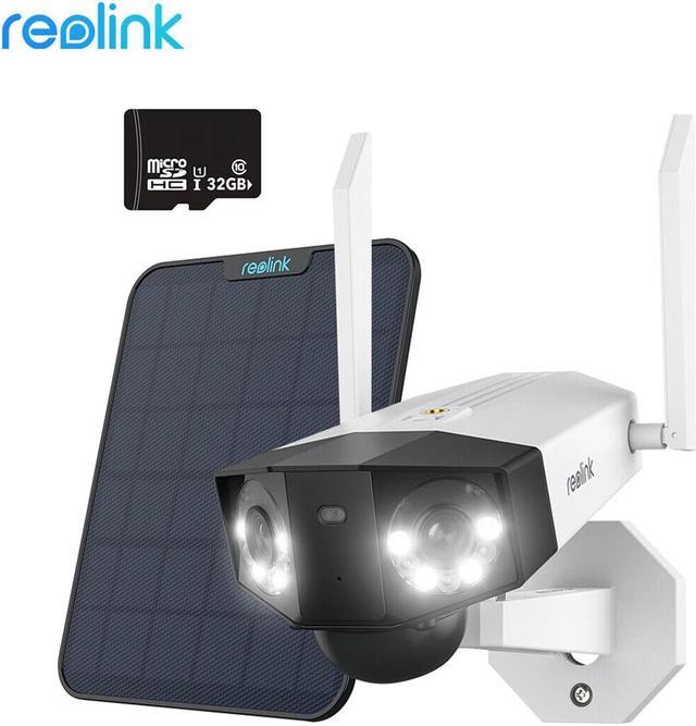Reolink Duo 2 WiFi, Security Camera Outdoor with 180° Ultra-Wide Angle,  2.4/5 GHz WiFi IP Camera, Smart Human/Vehicle/Pet Detection, Color Night  Vision, Two-Way Audio, IP66 Waterproof 