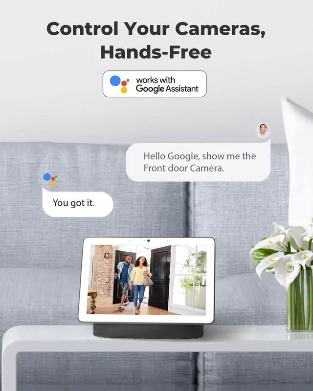 Alt view image 6 of 7 - Reolink 5MP HD Outdoor POE Security Camera Smart Human/Vehicle Detection Audio Work with Google Assistant Bullet Camera RLC-510A