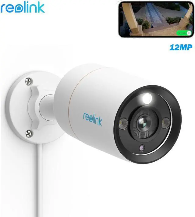 Main image of Reolink 12MP PoE Bullet Security Camera with Powerful Spotlight, Smart Person/Vehicle Detect, 2-way Audio