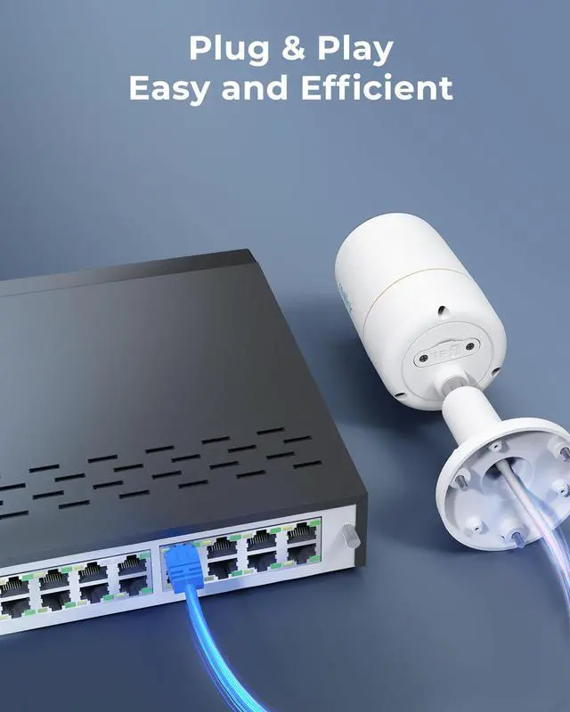 Alt view image 6 of 7 - REOLINK 16CH 12MP PoE Security Camera System, 8 Bullets H.265 12MP Cameras with Person/Vehicle Detection and Spotlights,16CH NVR with 4TB HDD for 24-7 Recording