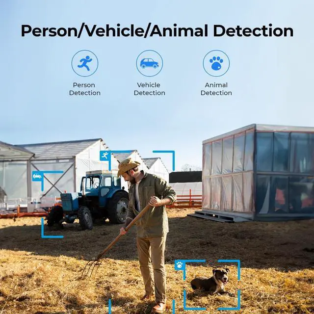 Alt view image 2 of 7 - Reolink 2pcs Go PT Ultra With Black Solar Panel 2 4K 8MP Wireless 4G LTE PT Battery Camera with Color Night Vision