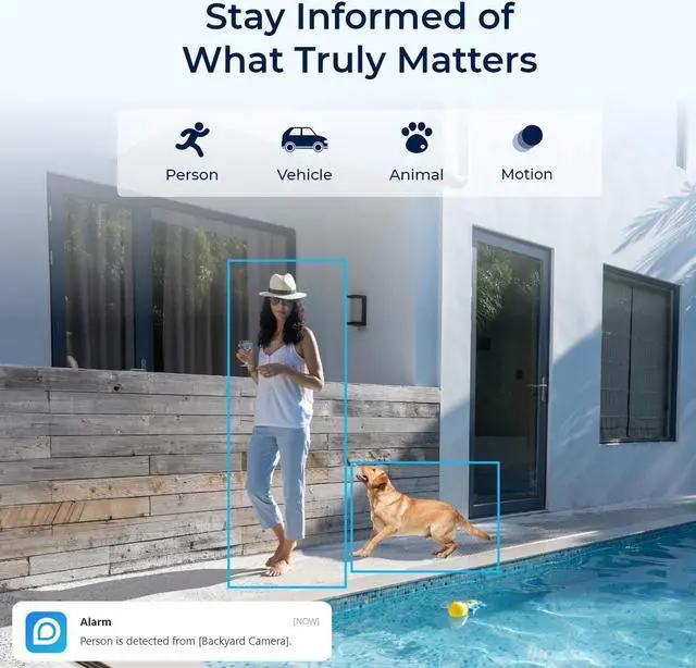 Alt view image 5 of 7 - Reolink  2pcs Argus PT Ultra With Black Solar Panel 2 4K 8MP Wireless PT Standalone Solar/Battery Camera with Spotlights, Dual-Band WiFi