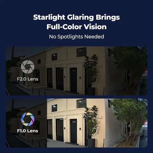 Alt view image 4 of 7 - Reolink  2pcs CX410 ColorX 2K 4MP PoE IP Camera with True Full-Color Night Vision