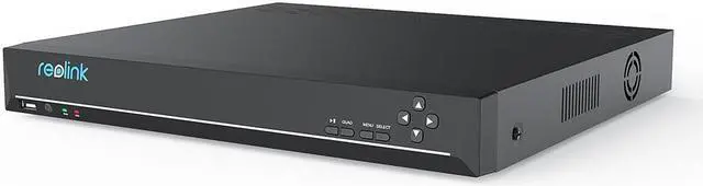 Main image of REOLINK RLN36 36 Channel 12MP PoE NVR, Capacity Up to 48TB Supports 6K 4K 5MP 4MP PoE/WiFi Cameras, Alarm In/Out 2-Way Audio