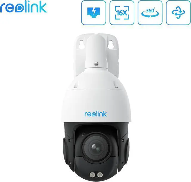 Main image of Reolink Smart 4K PTZ PoE Security Camera with 16X 3D Optical Zoom Auto Tracking Spotlights Color Night Vision Support Person/Vehicle/Animal Detection Two-Way Audio 24/7 Recording