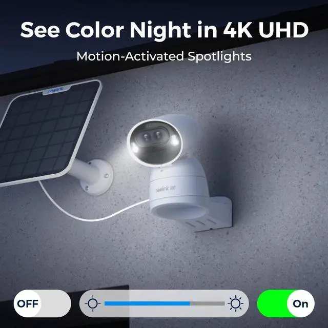 Alt view image 2 of 7 - Reolink Argus Track 4K PTZ Battery WiFi Wireless Camera with Auto Zoom Tracking Pan, Tilt & 6X Hybrid Zoom, Two Way Audio, Color Night Vision, 8MP HD Dual Lens with Solar Panel Security Camera