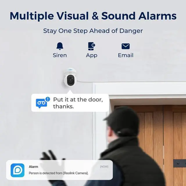 Alt view image 5 of 7 - Reolink 2K 4MP WiFi Surveillance Outdoor Indoor Camera Pan & Tilt with Auto Tracking True Full-Color Night Vision F1.0 Super Aperture 2.4/5 GHz Dual-Band Wi-Fi ColorX Security Camera E1 Outdoor CX