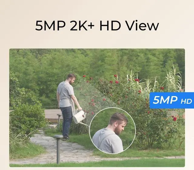 Alt view image 2 of 7 - Reolink  Video 5MP Doorbell Camera Smart 2K+ Wired PoE Video Doorbell with Chime, Smart Person Detection Works with Reolink NVRs, 24/7 Recording