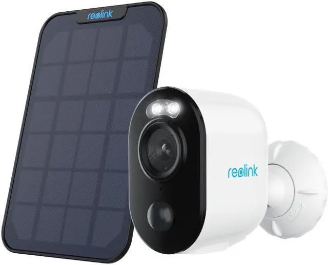 Main image of Reolink Argus 3E WiFi Battery Security Camera with Solar Panel 2K+ Cameras for Home Security Indoor Outside, Smart Detection, Rechargeable Battery Powered, Home Hub Compatible