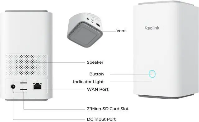 Alt view image 8 of 7 - Reolink Home Hub Wireless Security Center with Encrypted Local Storage and Multi-Device Management