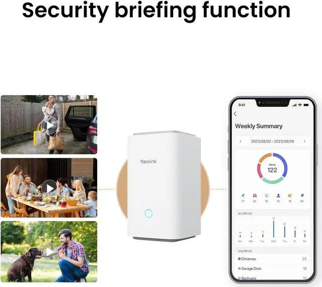 Alt view image 6 of 7 - Reolink Home Hub Wireless Security Center with Encrypted Local Storage and Multi-Device Management