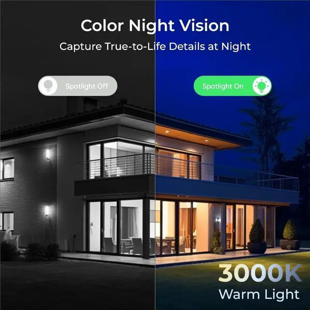 Alt view image 3 of 7 - REOLINK RLC-540A 2pcs Cameras Outdoor PoE Camera, 5MP Turret Surveillance Camera, 2.8mm Lens, 130° Diagonal, IK10 Vandal Proof, Smart Detection, Color Night Vision, 2-Way Audio, IP67 Weatherproof
