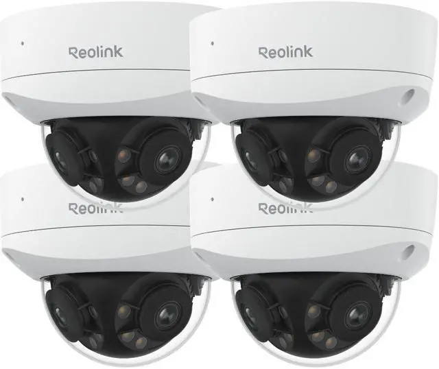 Main image of Reolink Duo 3V PoE 8K 16MP 180° Dual-Lens PoE IP Camera, IK10 Vandal-Proof, Person/Vehicle/Animal Detection, Spotlight Color Night Vision, IP67 Weatherproof 4 Cameras