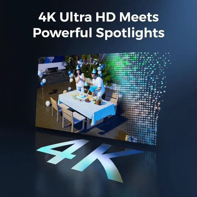 Alt view image 2 of 7 - Reolink Argus Eco Ultra with 6W Solar Panel 2 Smart 4K Standalone Battery Camera with 5/2.4GHz WiFi, Color Night Vision