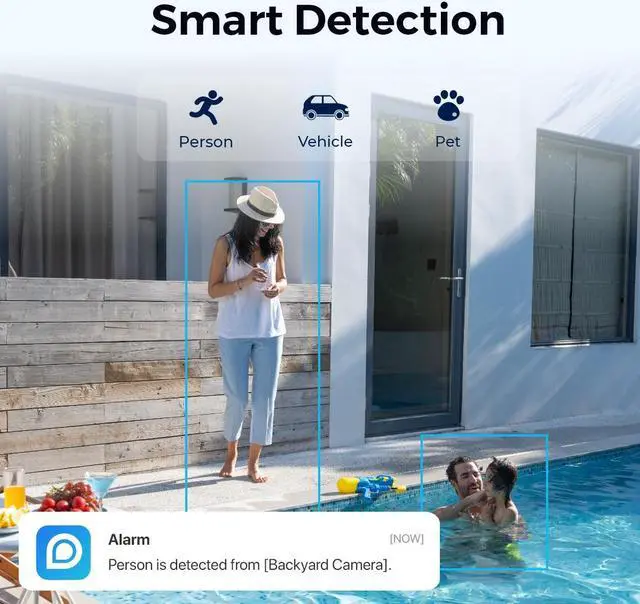 Alt view image 3 of 7 - Reolink Argus Eco Ultra with 6W Solar Panel 2 Smart 4K Standalone Battery Camera with 5/2.4GHz WiFi, Color Night Vision