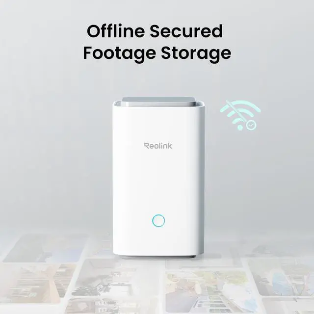 Alt view image 5 of 7 - Reolink Home Hub with Argus 3 Pro and Solar Panel Smart 2K 4MP Wire-Free Camera with Motion Spotlight Color Night Vision, Person/Vehicle Detection,White
