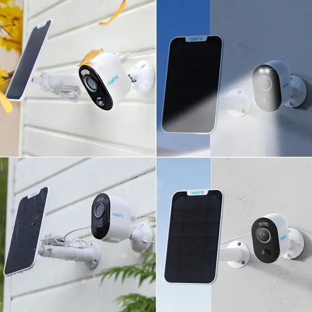 Alt view image 2 of 7 - Reolink Home Hub with Argus 3 Pro and Solar Panel Smart 2K 4MP Wire-Free Camera with Motion Spotlight Color Night Vision, Person/Vehicle Detection,White