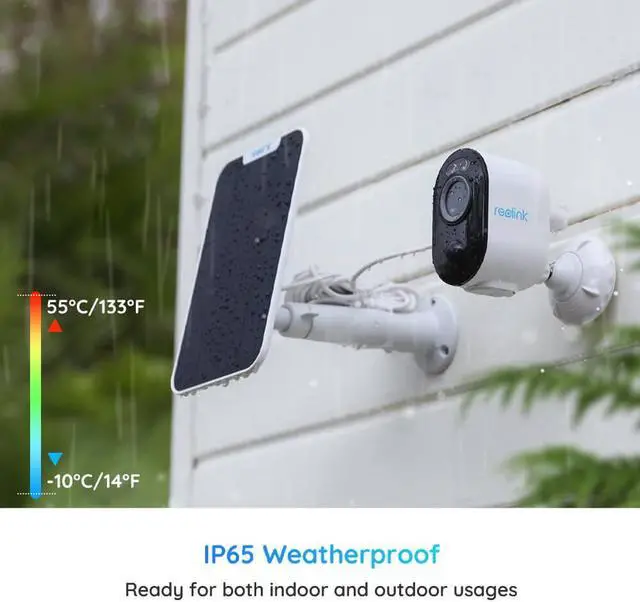 Alt view image 6 of 7 - Reolink Home Hub with Argus 3 Pro and Solar Panel Smart 2K 4MP Wire-Free Camera with Motion Spotlight Color Night Vision, Person/Vehicle Detection,White