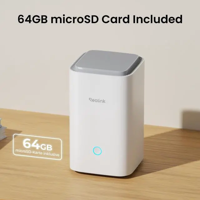Alt view image 5 of 7 - Reolink Home Hub with 2x Argus PT and Solar Panel 5MP Wireless Wi-Fi Solar Battery Camera with Pan & Tilt Color Night Vision, White