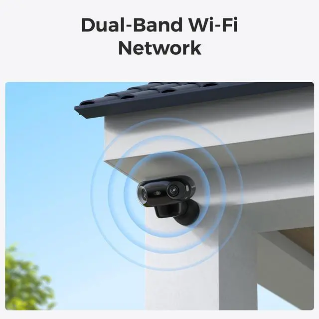 Alt view image 5 of 7 - Reolink Argus 4 Pro with With 6W White Solar Panel 4K Battery Camera ColorX Night Vision, 180° Blindspot-Free View, Outdoor Camera with Dual-Band Wi-Fi 6, Smart AI Detection, Home Hub Compatible Black