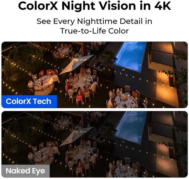 Alt view image 3 of 7 - Reolink Altas PT Ultra with 6W Solar Panel - 4K 8MP Wireless Pan & Tilt Long Lasting Solar/Battery Camera with Spotlights, ColorX Night Vision, 360° Automatic Tracking