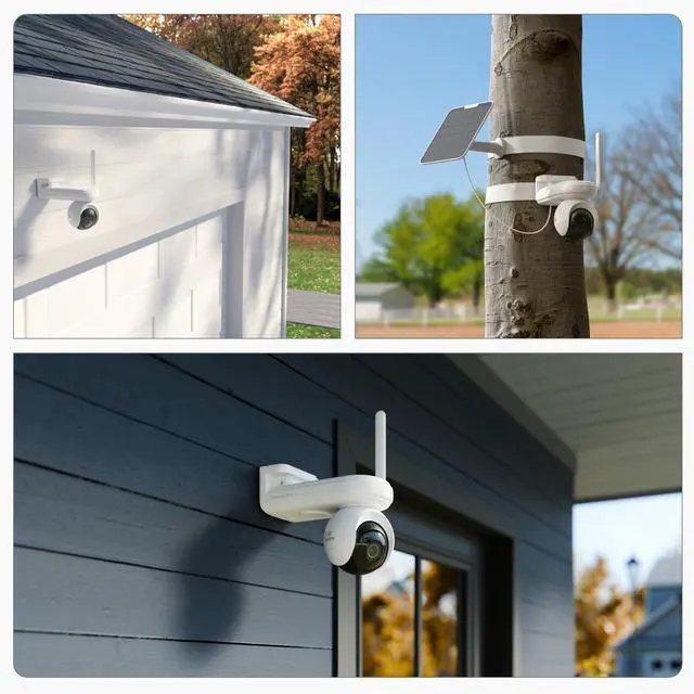 Alt view image 8 of 7 - Reolink Altas PT Ultra with 6W Solar Panel - 4K 8MP Wireless Pan & Tilt Long Lasting Solar/Battery Camera with Spotlights, ColorX Night Vision, 360° Automatic Tracking