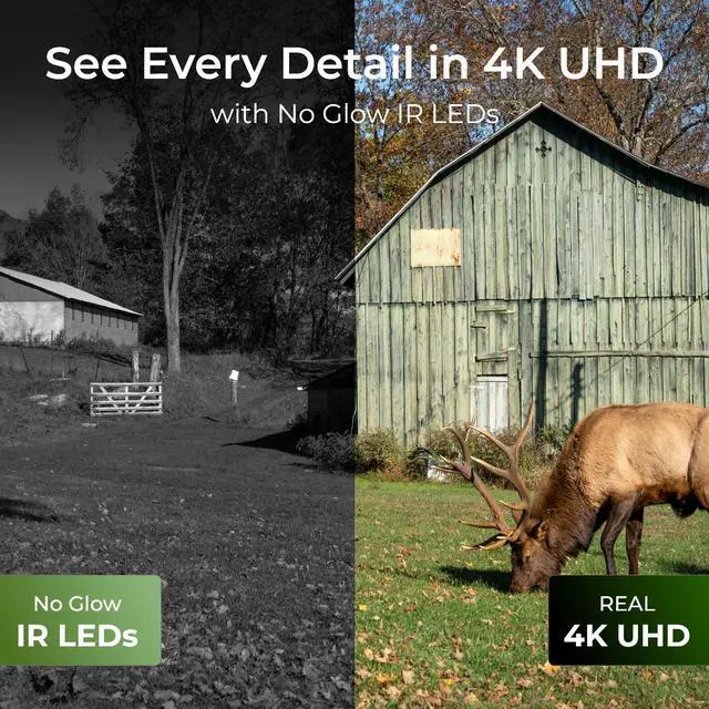 Alt view image 2 of 7 - Reolink Cellular Trail Camera Wireless Outdoor, 3G/4G LTE, Solar Powered Game Camera with 360° Pan Tilt, 2K Night Vision, Smart Motion Activated, No-Glow IR, No WiFi - Go Ranger PT+Solar Panel