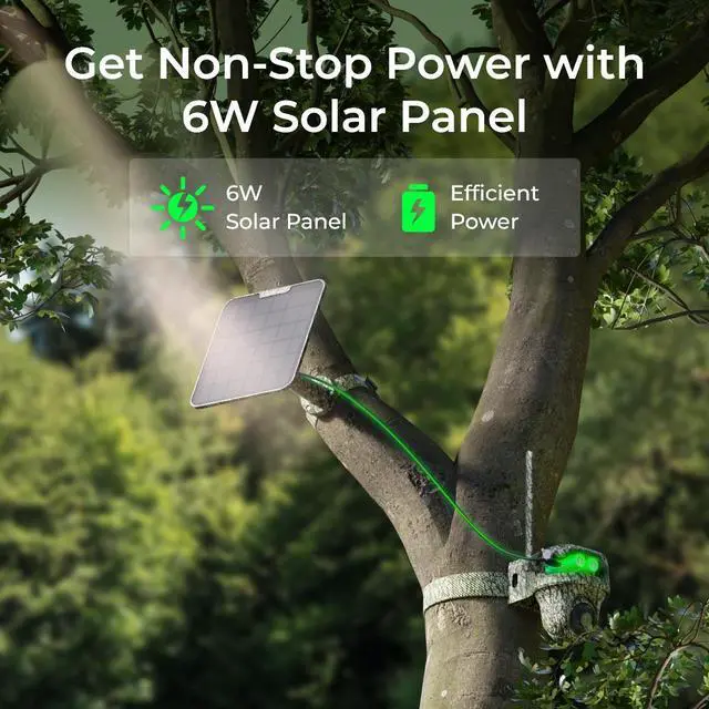 Alt view image 5 of 7 - Reolink Cellular Trail Camera Wireless Outdoor, 3G/4G LTE, Solar Powered Game Camera with 360° Pan Tilt, 2K Night Vision, Smart Motion Activated, No-Glow IR, No WiFi - Go Ranger PT+Solar Panel