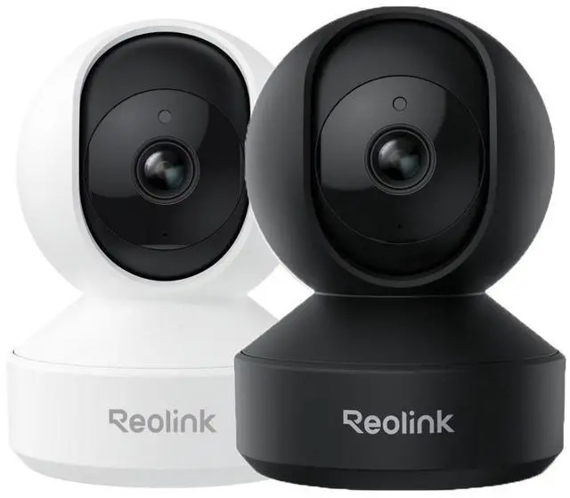 Reolink E1 Pro 2 Pack 5MP Auto-Tracking 5/2.4G WiFi Indoor Security Camera for Home, Two-way Audio Smart Person/Pet Detect Multiple Storage Options, Ideal for Baby Monitor/Pet/Elderly/Gift