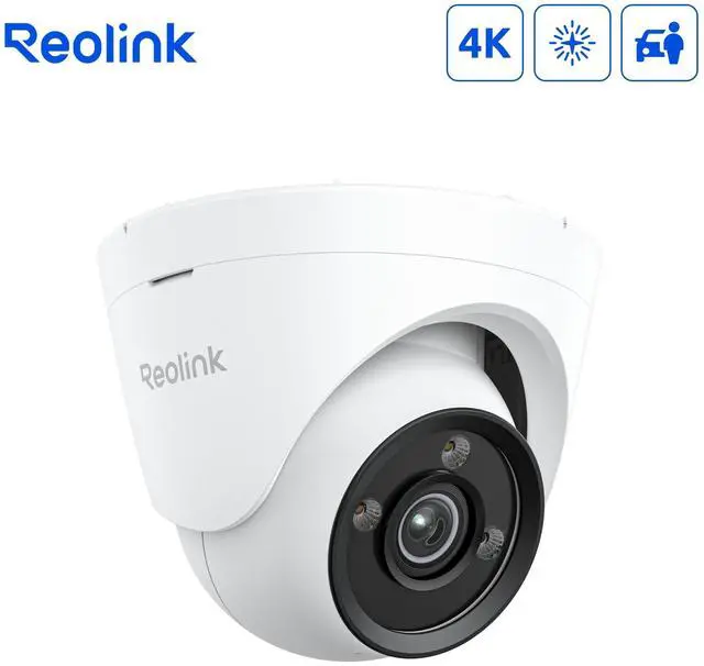 Main image of Reolink 4K PoE Outdoor Security Camera, ColorX Night Vision, 3000K Spotlights, F1.0 Aperture, 1/1.8" Sensor, IP67, ColorX Series Dome