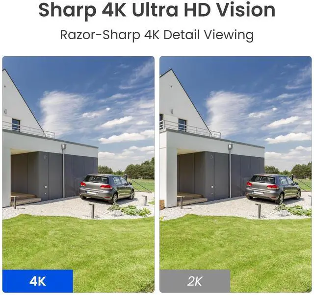 Alt view image 2 of 7 - Reolink 4K PoE Outdoor Security Camera, ColorX Night Vision, 3000K Spotlights, F1.0 Aperture, 1/1.8" Sensor, IP67, ColorX Series Dome