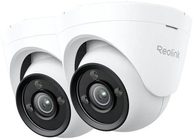 Main image of Reolink 4K PoE Outdoor Security Camera, ColorX Night Vision, 3000K Spotlights, F1.0 Aperture, 1/1.8" Sensor, IP67, CX820 2-Pack